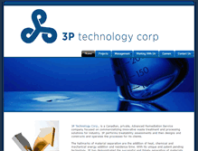 Tablet Screenshot of 3ptechnologycorp.com